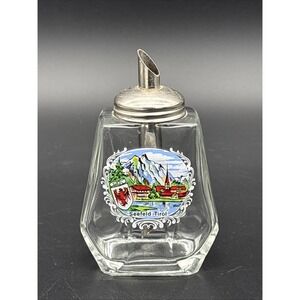 Vintage 1960s Seefeld Tirol Austria Sugar Pourer Dispenser - Geometric Glass